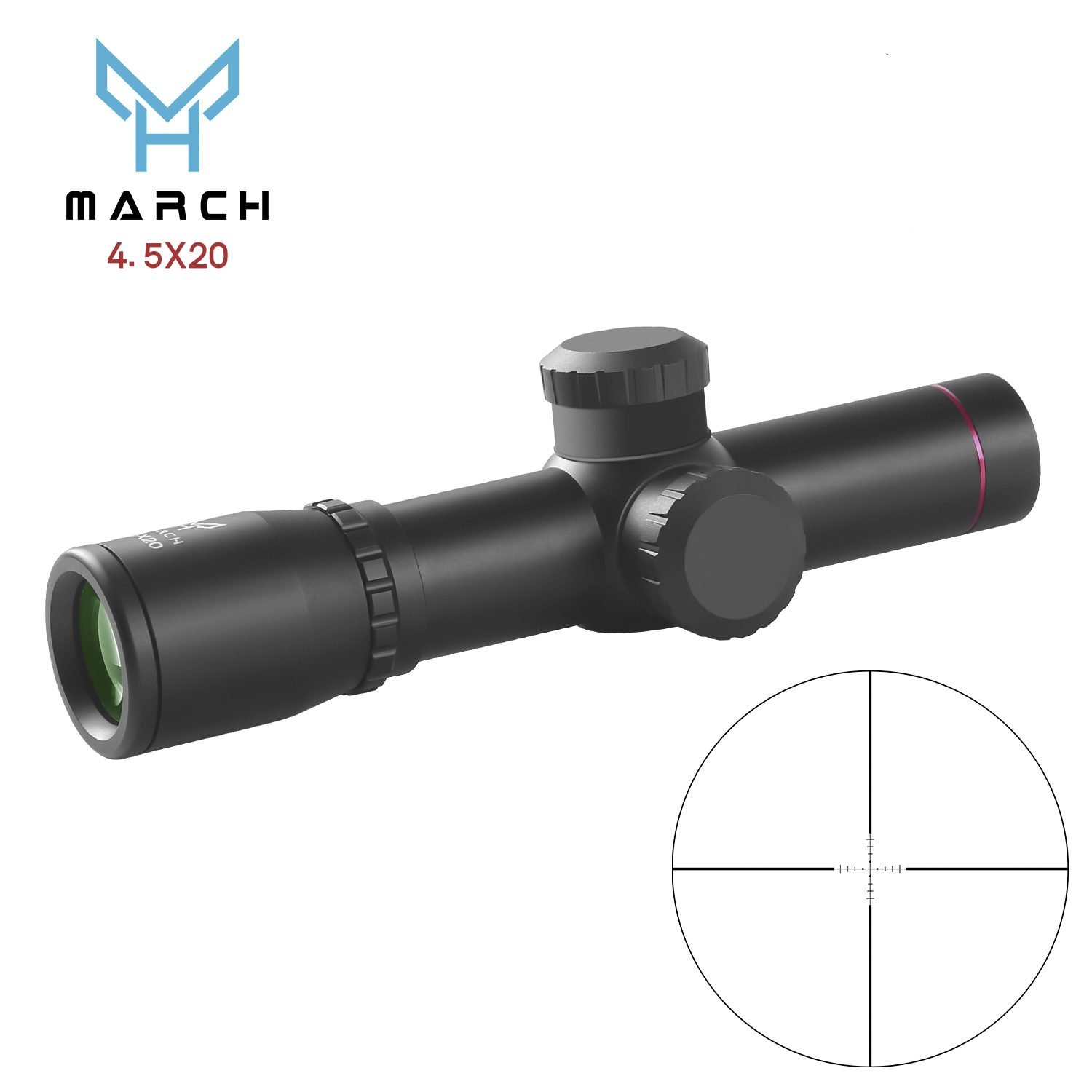 4.5x magnification scope
